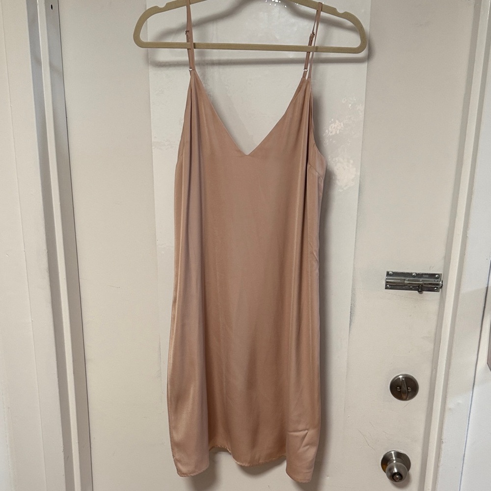 Forever 21 Beige Slip Dress
